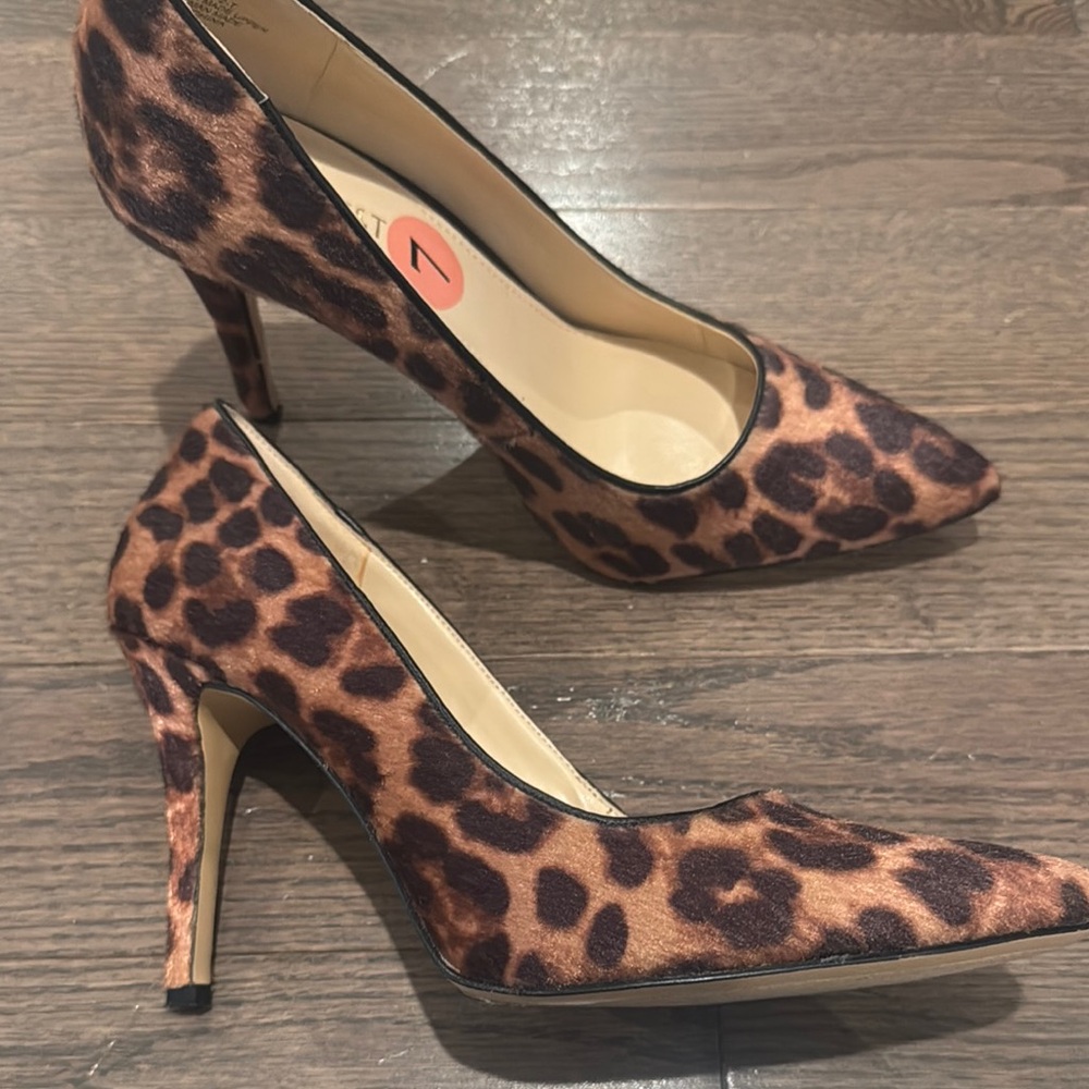 Nine West Brown and Black Stiletto Heels